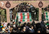 Mass Funeral Held in Tehran for Martyrs