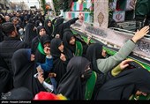 Mass Funeral Held in Tehran for Martyrs