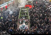 Mass Funeral Held in Tehran for Martyrs