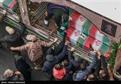 Mass Funeral Held in Tehran for Martyrs