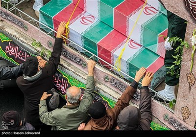 Mass Funeral Held in Tehran for Martyrs