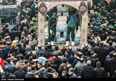Mass Funeral Held in Tehran for Martyrs