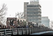Mass Funeral Held in Tehran for Martyrs