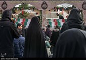 Mass Funeral Held in Tehran for Martyrs