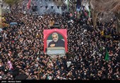 تشییع پیکر 13 شهید گمنام دفاع مقدس در اصفهان