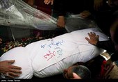 تشییع پیکر شهید گمنام در خرم آباد