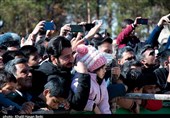تشییع و تدفین 15 شهید گمنام در استان یزد