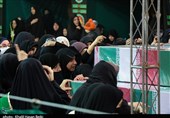 تشییع و تدفین 15 شهید گمنام در استان یزد