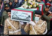 تشییع پیکر 6 شهید گمنام دفاع مقدس در تبریز