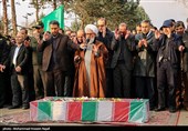 تشییع پیکر شهید گمنام دفاع مقدس در زنجان