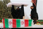 تشییع پیکر شهید گمنام دفاع مقدس در زنجان