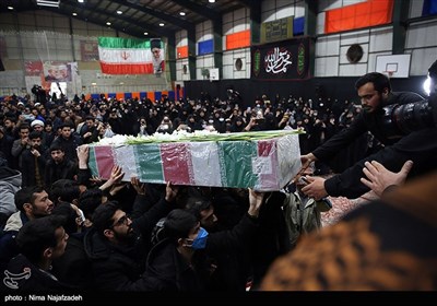 تدفین شهید گمنام در دانشگاه شهید منتظری مشهد