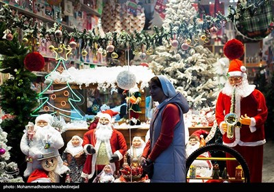 حال و هوای کریسمس درخیابان های تهران