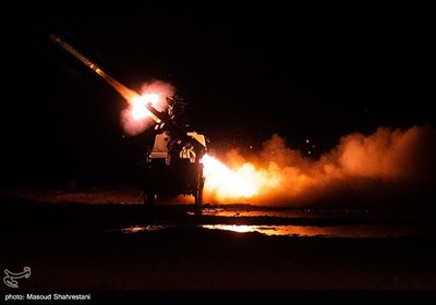 شلیک سامانه موشکی پدافند هوایی مجید در دومین روز رزمایش ذوالفقار 1401