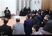 دیدار خانواده آیتالله مصباح یزدی با رهبر معظم انقلاب