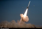 شلیک سامانه موشکی پدافند هوایی تلاش در سومین روز رزمایش ذوالفقار ۱۴۰۱