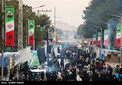 حال و هوای گلزار شهدای کرمان در آستانه سالگرد شهادت شهید قاسم سلیمانی