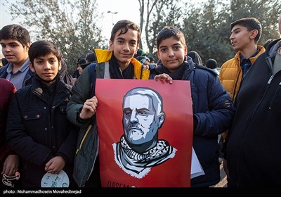 در حاشیه مراسم سومین سالگرد شهادت حاج قاسم سلیمانی