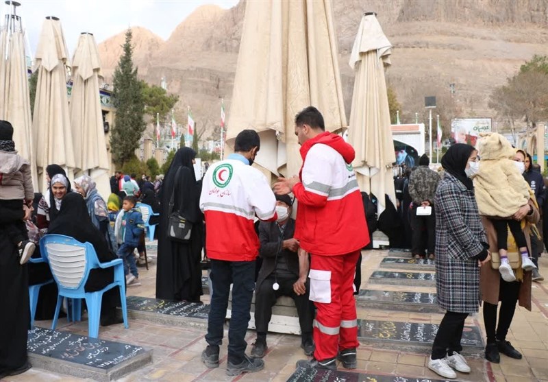 ارائه خدمات امدادی به بیش از 1200 نفر از زائران سالگرد شهادت شهید سلیمانی در کرمان