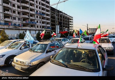 راهپیمایی مردم قم در سالگرد شهادت شهید سلیمانی