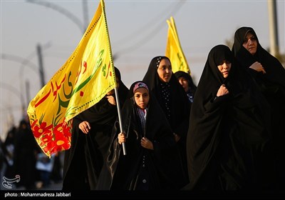 راهپیمایی مردم قم در سالگرد شهادت شهید سلیمانی