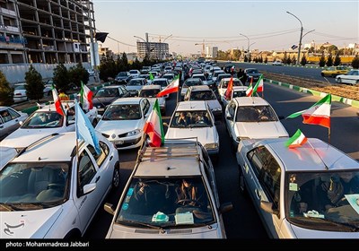 راهپیمایی مردم قم در سالگرد شهادت شهید سلیمانی