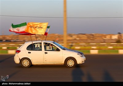 راهپیمایی مردم قم در سالگرد شهادت شهید سلیمانی