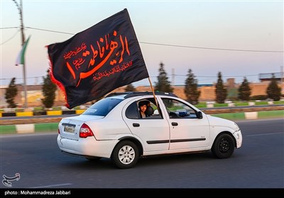 راهپیمایی مردم قم در سالگرد شهادت شهید سلیمانی