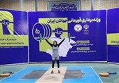 معرفی قهرمانان 5 وزن مسابقات وزنه‌برداری بانوان کشور در قزوین