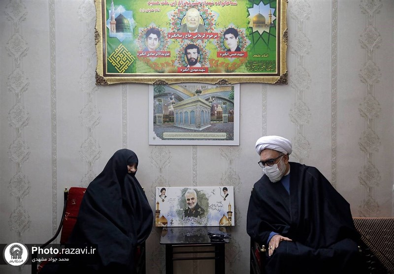 تکریم تولیت آستان قدس رضوی از مادران شهدای دفاع مقدس + تصاویر
