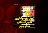 فیلم| ایران جزو بزرگترین تامینکنندگان غذای جهان