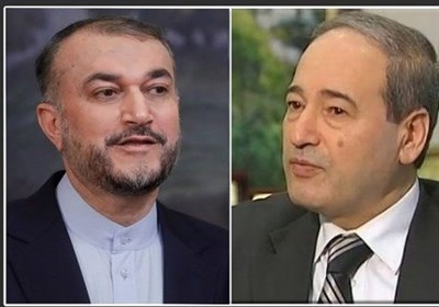  گفت‌وگوی تلفنی وزرای خارجه ایران و سوریه درباره روابط راهبردی دوجانبه 