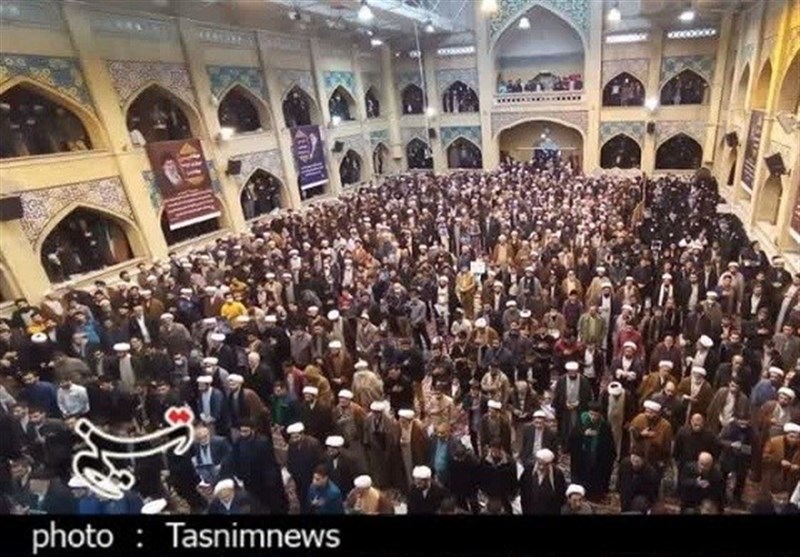 اجتماع حوزویان مشهد در حمایت از &quot;مرجعیت و ولایت&quot; + فیلم و تصاویر