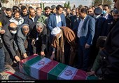 تشیع و تدفین شهید گمنام در سازمان برنامه و بودجه
