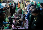 تشیع و تدفین شهید گمنام در سازمان برنامه و بودجه