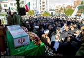 تشیع و تدفین شهید گمنام در سازمان برنامه و بودجه