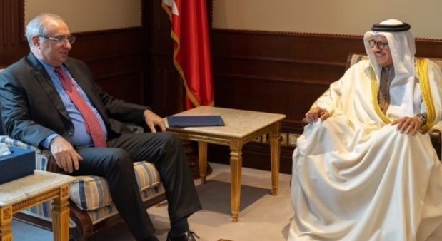 دیدار وزیر خارجه بحرین و سفیر رژیم صهیونیستی