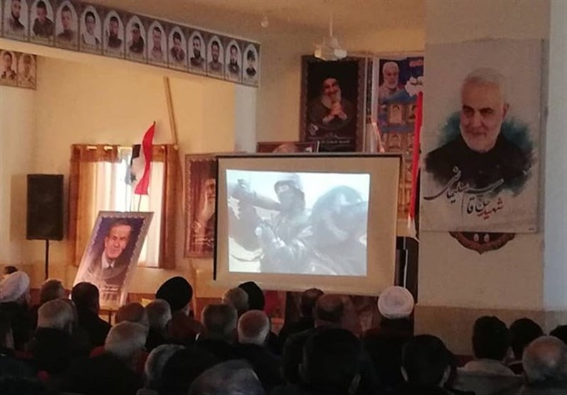 برگزاری مراسم سالگرد شهیدان سلیمانی و المهندس در حلب سوریه