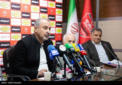 نشست خبری رضا درویش مدیر عامل باشگاه پرسپولیس