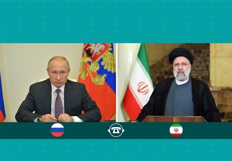 رئیسی وبوتین یؤکدان على تطویر التعاون الاقتصادی بین ایران وروسیا