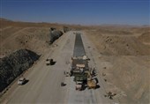 کلنگ‌زنی ساخت 8 کیلومتر بزرگراه در محور سراوان ـ خاش