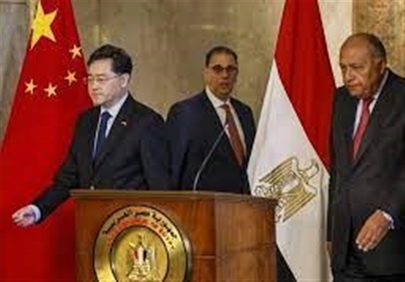 دیدار وزیر خارجه چین با رئیس جمهور مصر