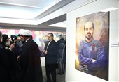 نمایشگاه هنری «یاد حبیب» در حوزه هنری افتتاح شد