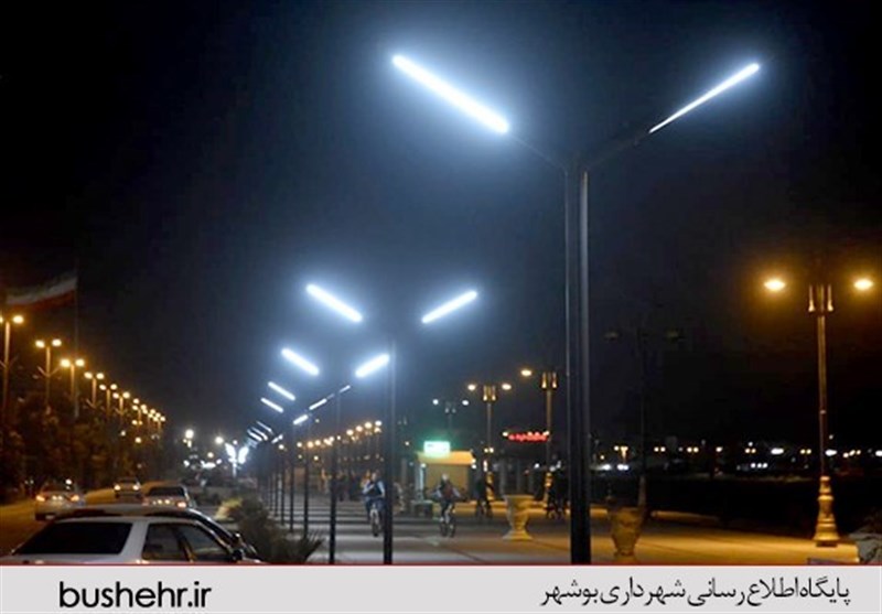  جایگزینی چراغ‌های LED در معابر کرمانشاه 