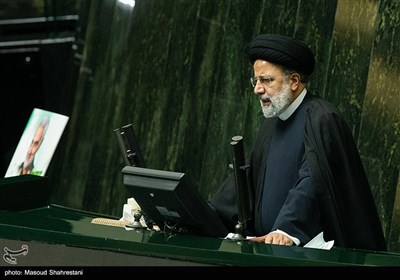 سخنرانی سیدابراهیم رییسی، رئیس جمهور در صحن علنی مجلس شورای اسلامی