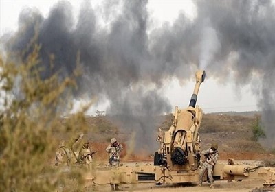  تداوم حملات توپخانه‌ای عربستان سعودی به شمال یمن 