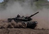 انهدام اولین تانک لئوپارد آلمانی در جبهه نبرد با اوکراین