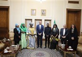 دیدار و گفتگوی وزیر خارجه ایران با روسای هیئت‌های 7 کشور آفریقایی