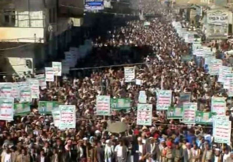 تظاهرات گسترده علیه هتک حرمت قرآن در یمن+ فیلم