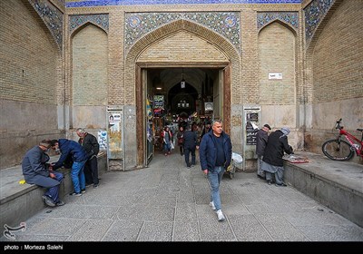 خطر در کمین بازار قیصریه-اصفهان
